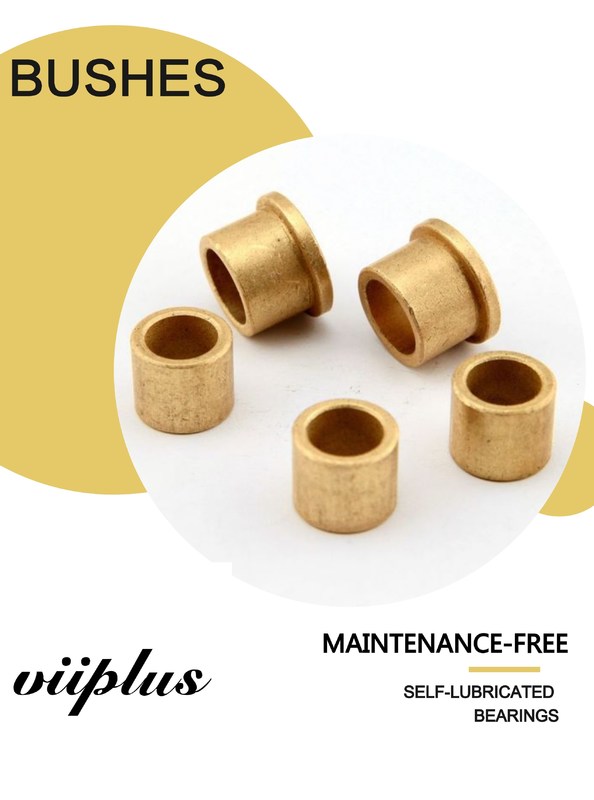 Oilless Lubrication Cast Bronze Bushings Sleeve & Sintered Brass Bushing