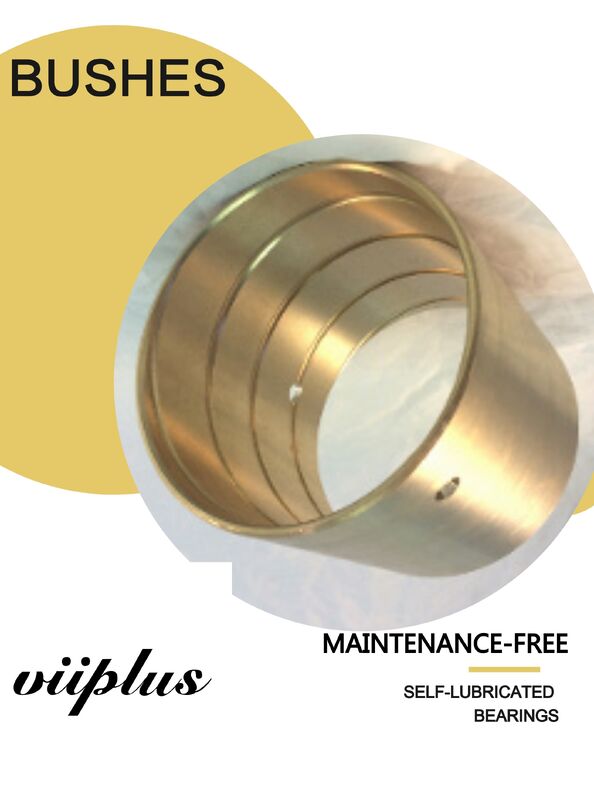 High Tolerance CNC Centrifugal Casting C86300 Bronze Plain Bushing With Oil Groove Bearing Bush