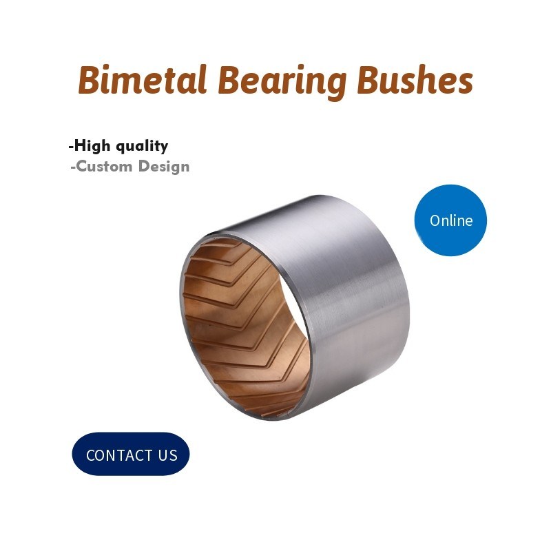 Bimetal Bearing, CuSn10Pb10 Alloy, Customized Size
