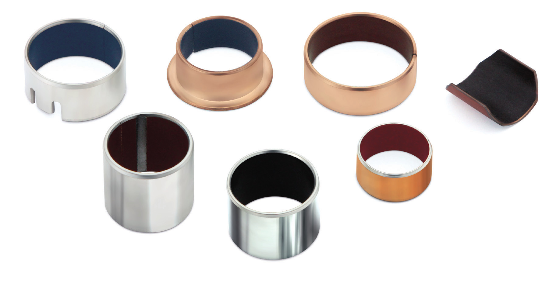 CUSN6 / CUSN8 Bronze Bearing Rolled Self Lubricating Plain Bearing