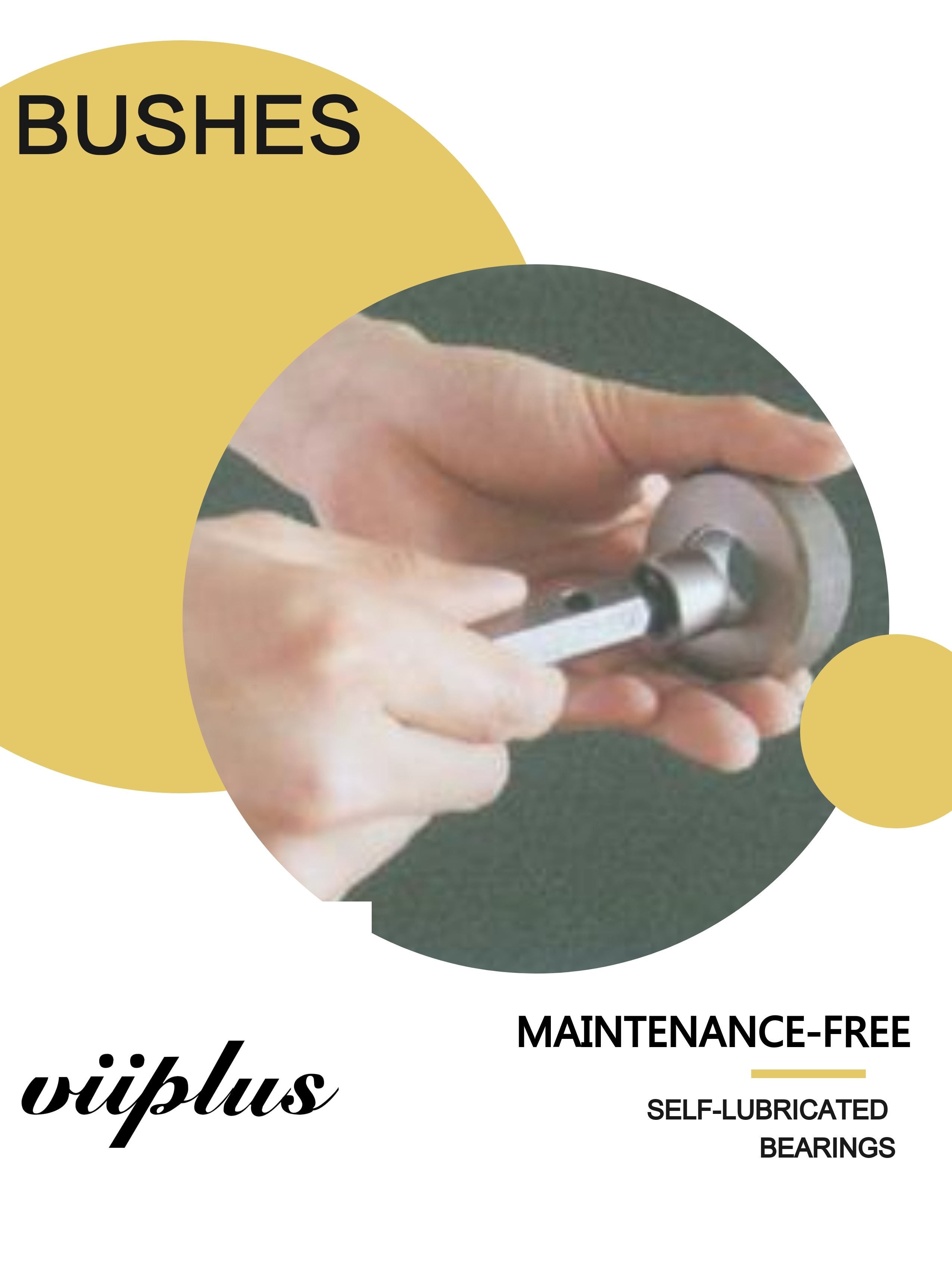 PTFE Internal & External Gear Pumps Self Lubricating Plain Bearing