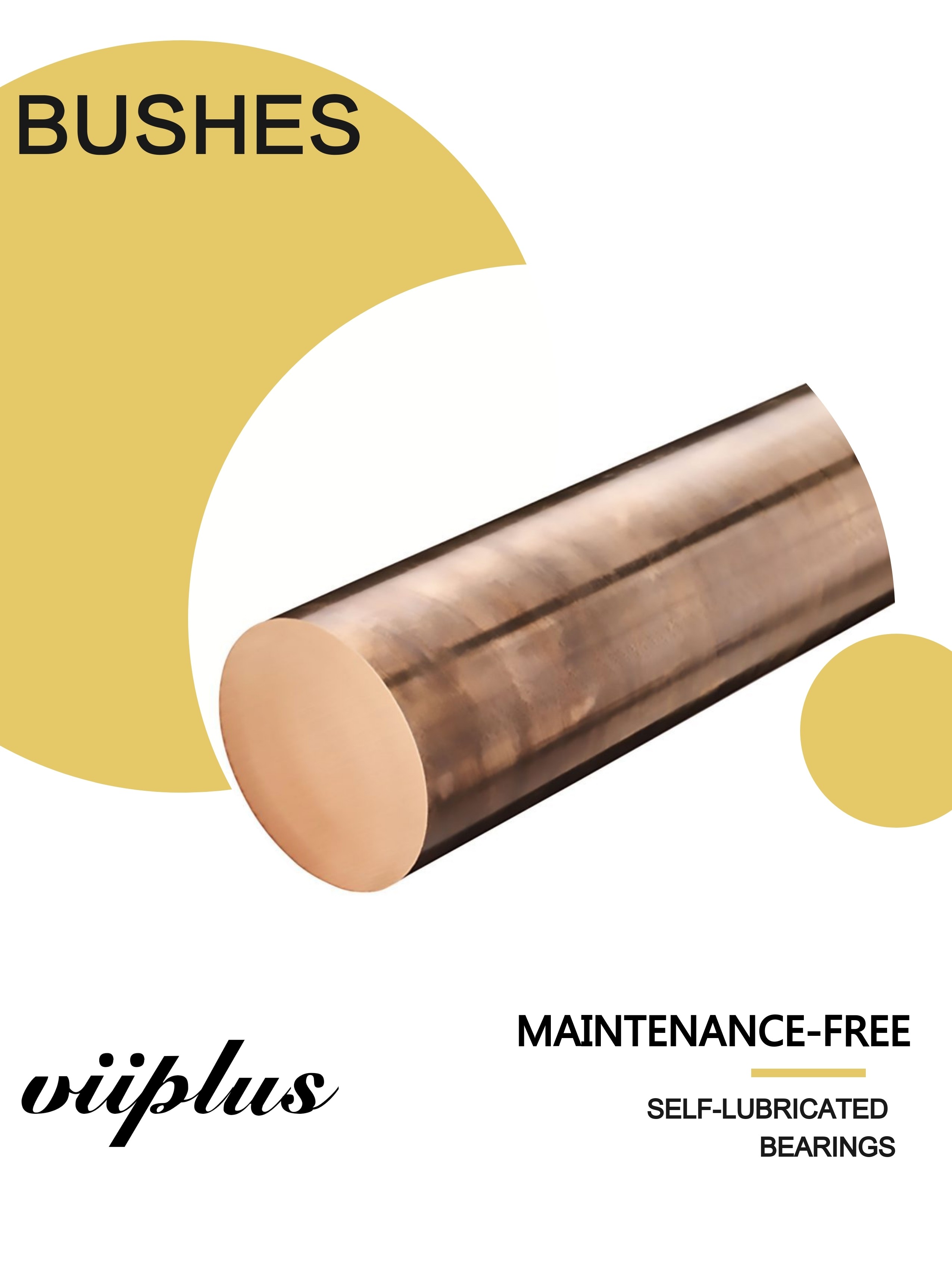 Oil Less C86300 Manganese Bronze Bushing SAE 430B Self Lube Bushings Plate