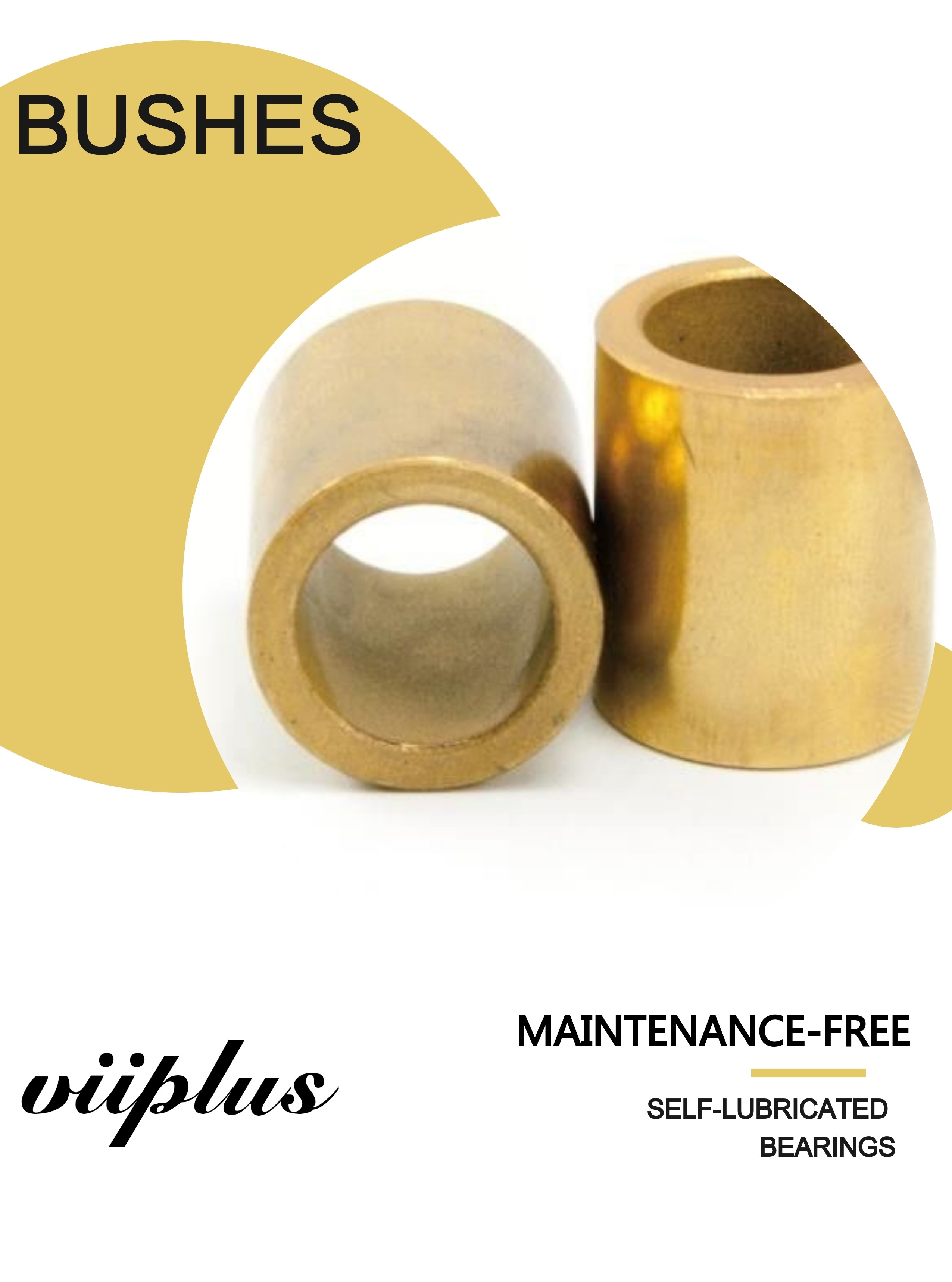 Guide Pin Bronze Sleeve Bushings Flange Oil Sintered Bearing Oil