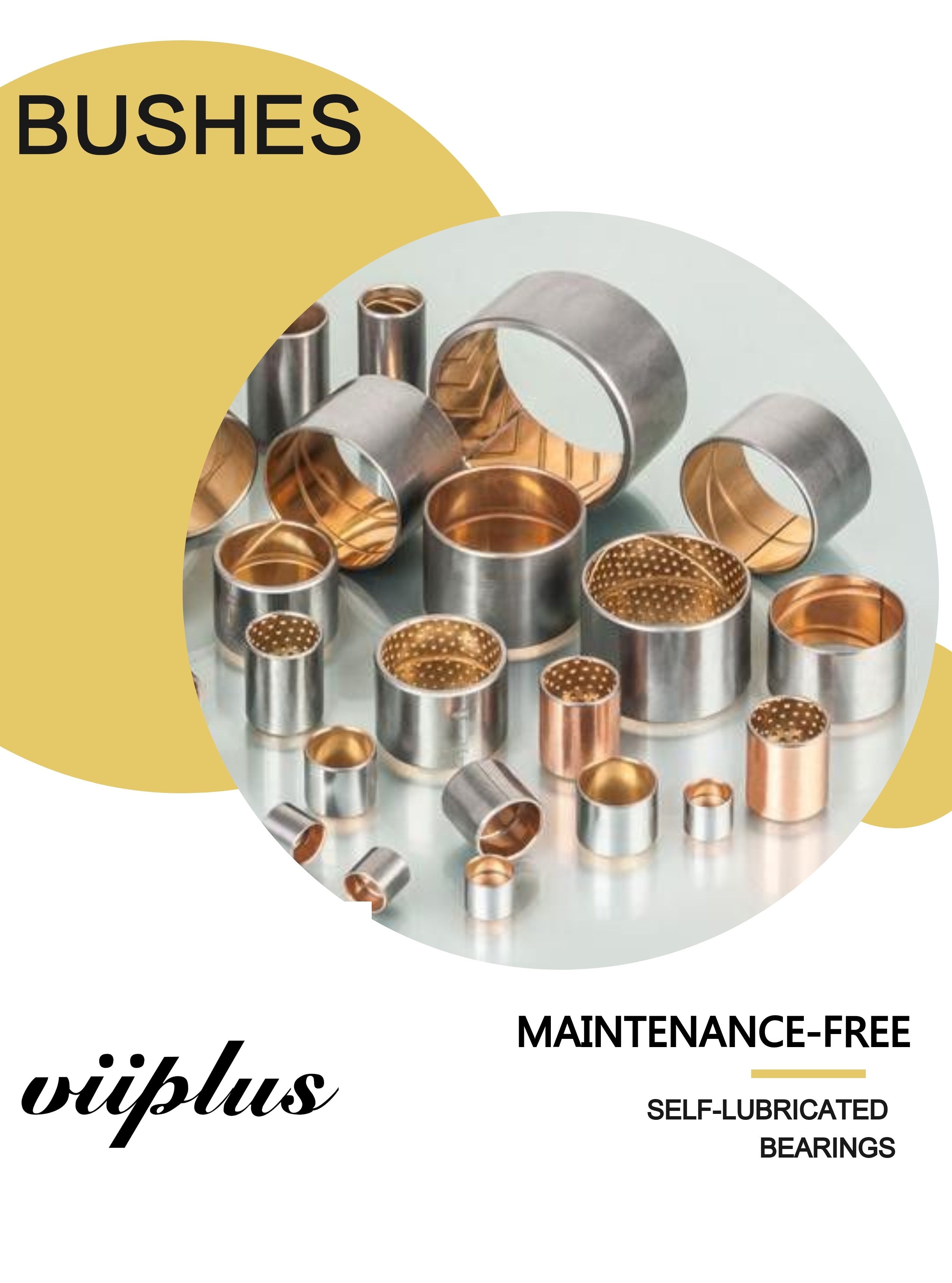 Bimetal Bearings Steel shell backed with a lead bronze lining bearing