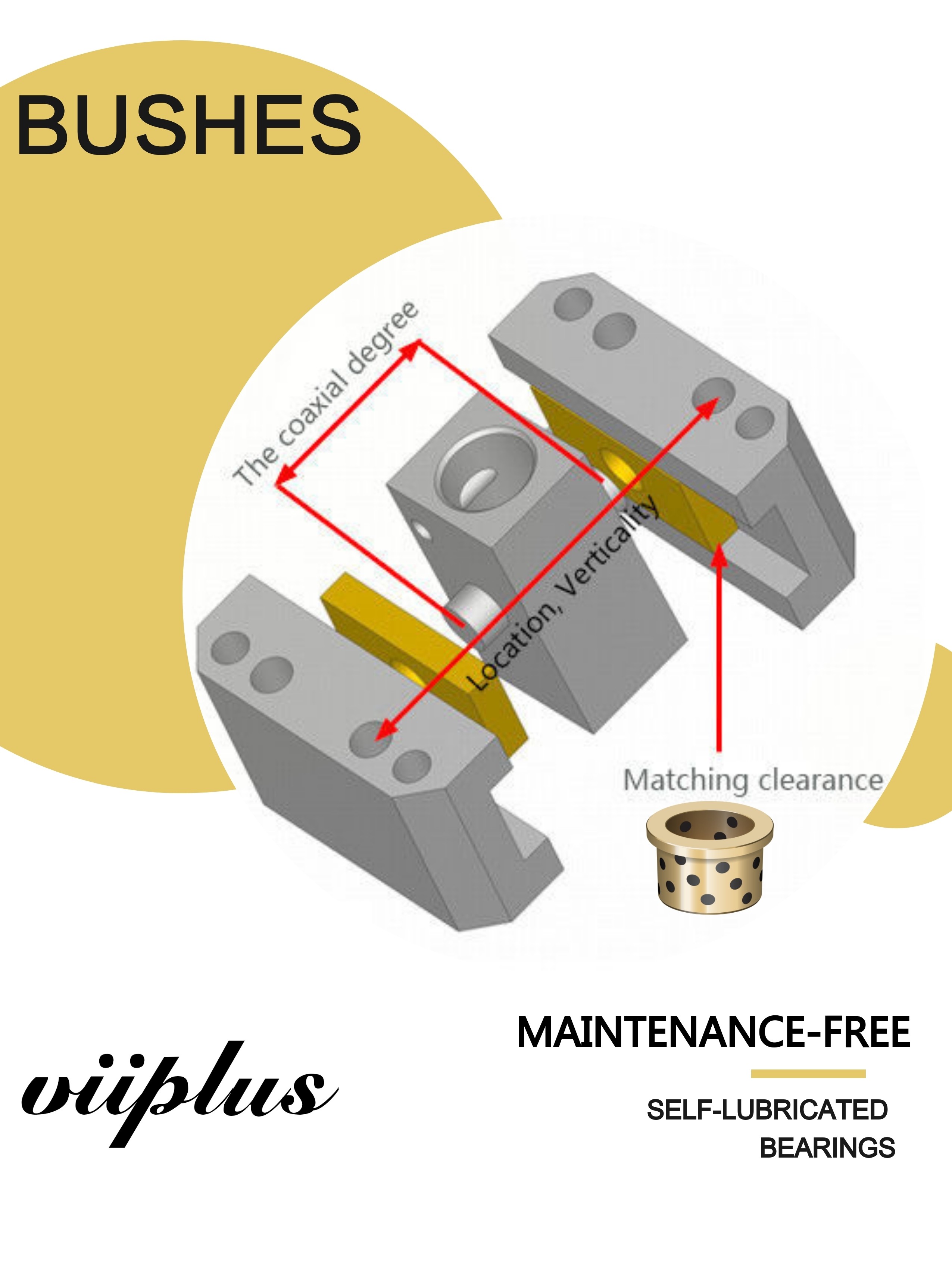 Wear Block Solid Bronze Self Lube Wear Plates Lower Friction Brass Wear