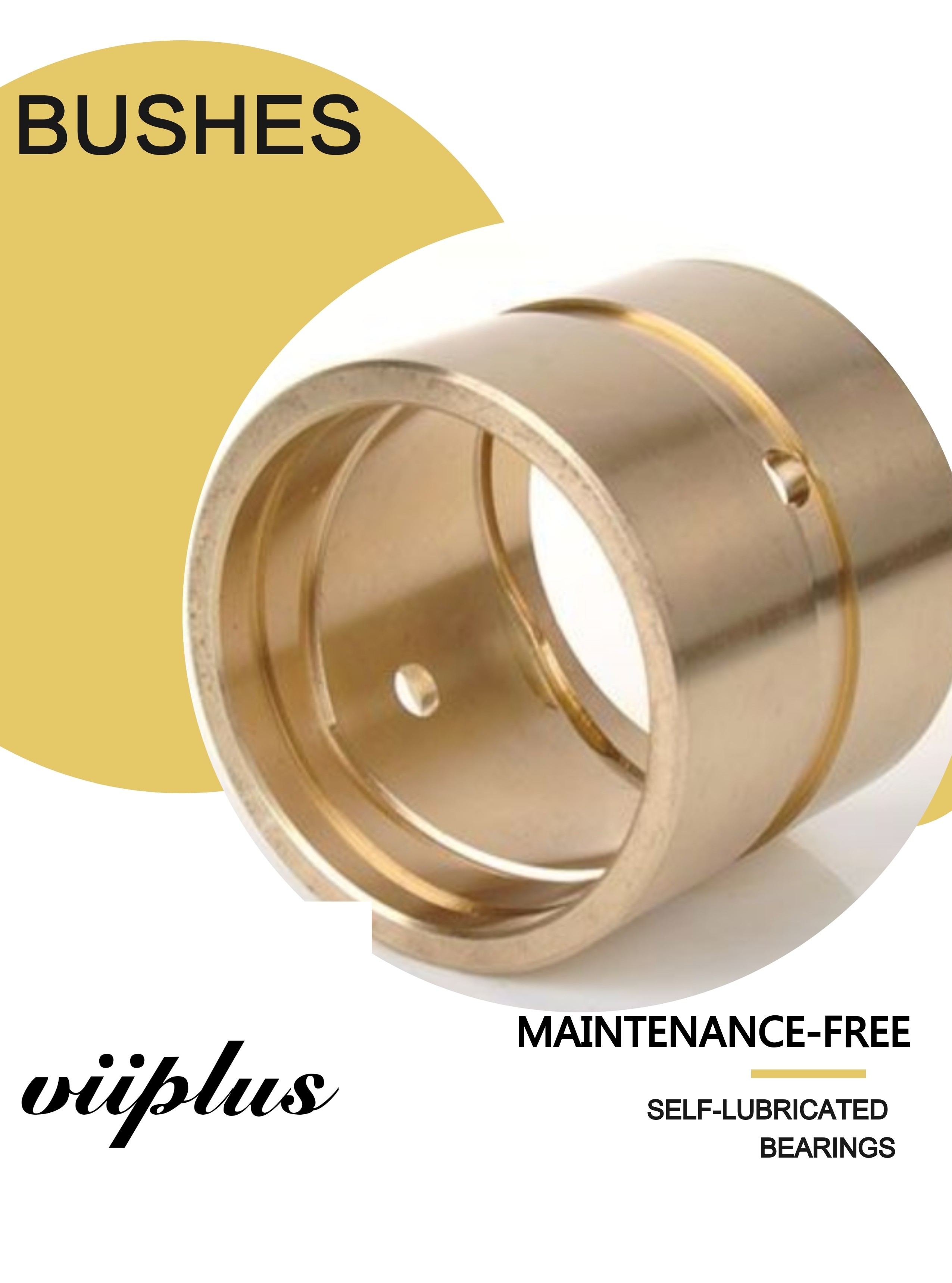 High Tolerance CNC Centrifugal Casting C86300 Bronze Plain Bushing With