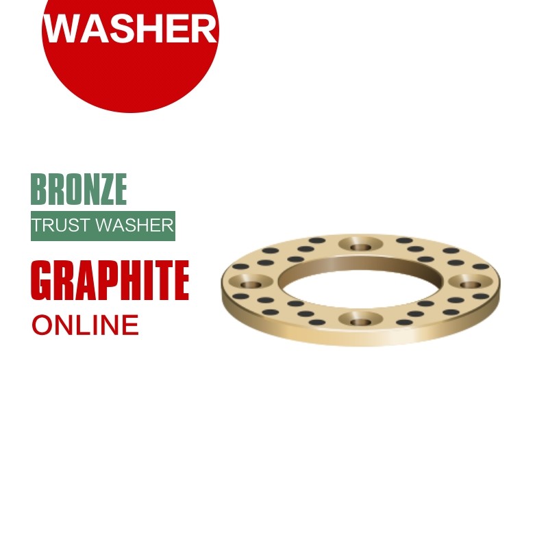SOBW Washer, selflubricating Embedded Graphite Bronze, Copper Sliding Washer