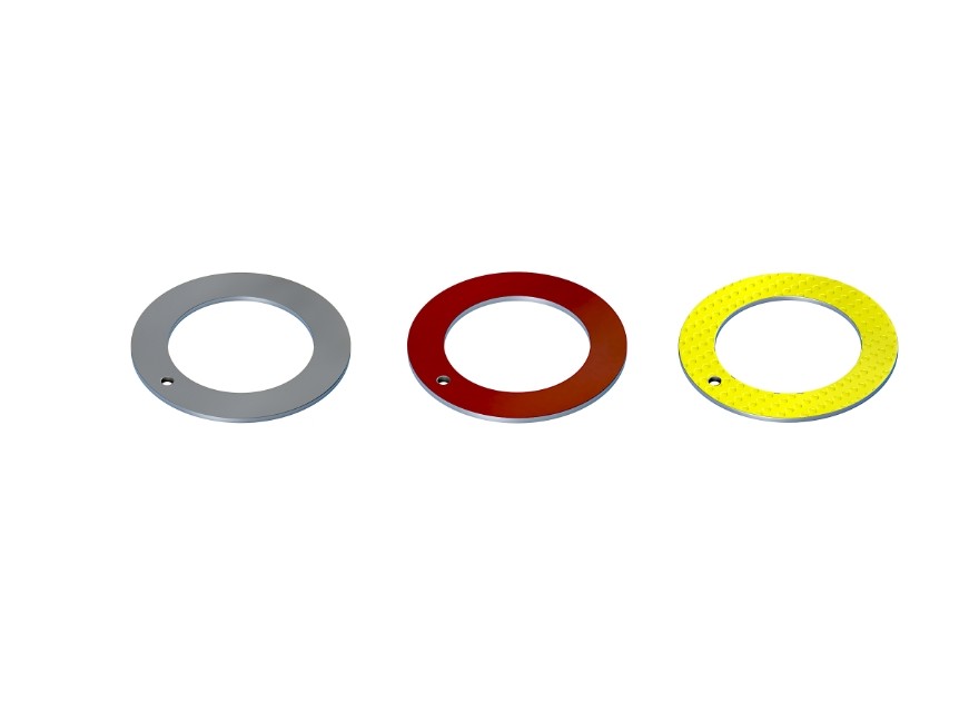 Ptfe Thrust Washer Valve Bushing Composite Material Steel Backed WC08 WC60