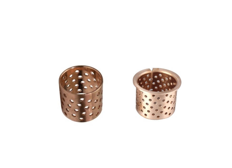 Tin Bronze Sprocket Bushing 5050 Flange Collar Bearings CuSn8 Wear Resistance