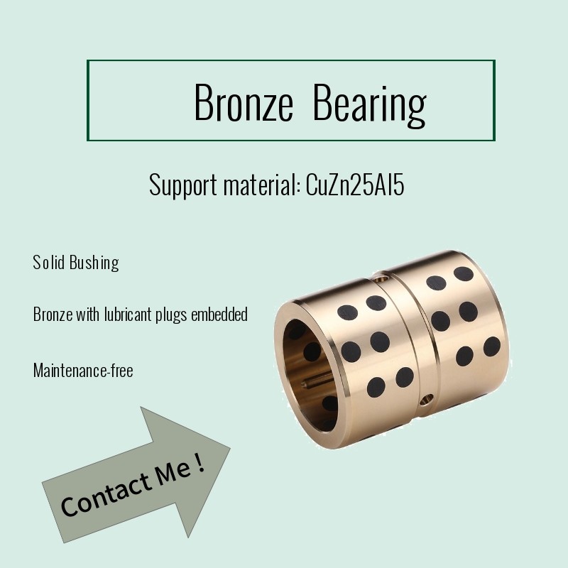 Oilless Bush 500Sp & C86300 Custom Size Graphite Bearings, Metal Alloy