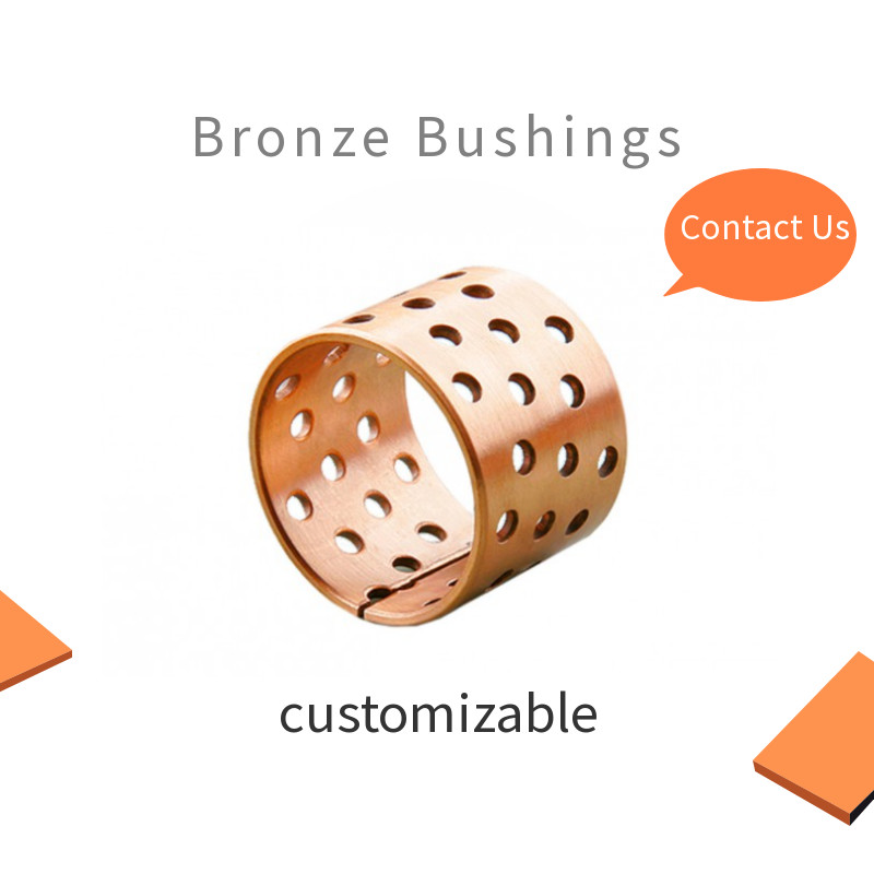 Crane Bronze Bushing Lubrication Pockets CuSn8 Material Inside Diameter