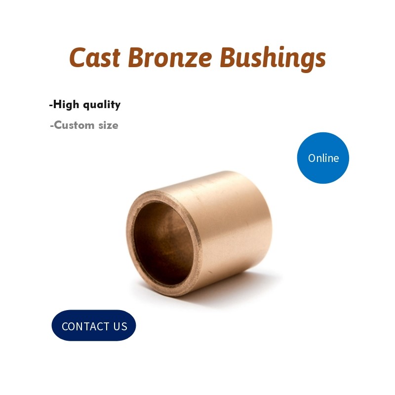 Continuous Cast Bronze SAE 660 C932 Sleeve Grooved Bushings Stock Sizes