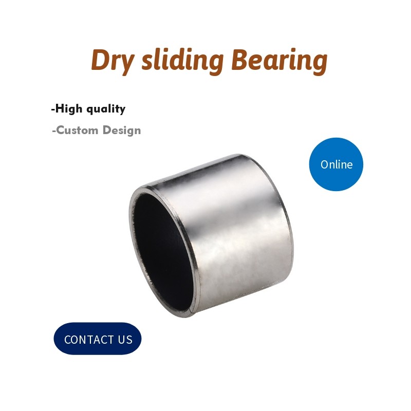 Standard Flange Size Teflon PTFE Dry Sliding Bearing Bushes In Air