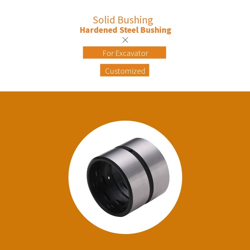 GCR15 Hardened Steel Sleeve Bearing Bushing Groove