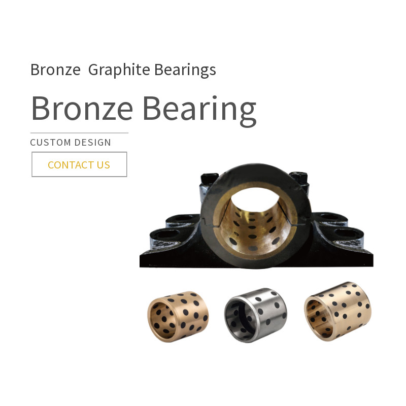 Manganese Bronze Graphite Plugged Bushings for Pillow Blocks, High Quality