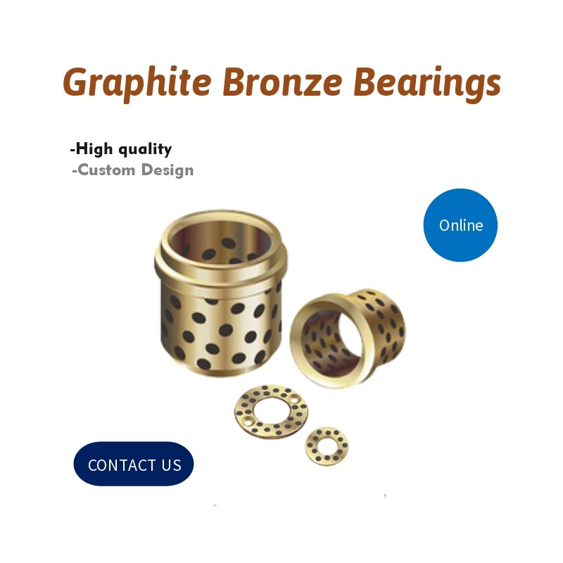 Self Lubricating Solid Inlaid Graphite Plugged Bushings