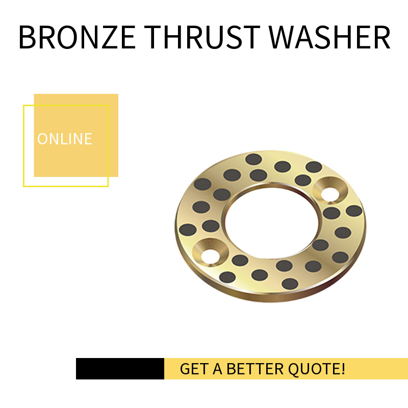 Solid Lubricant Embedded JTW10 Thrust Bearing Washer