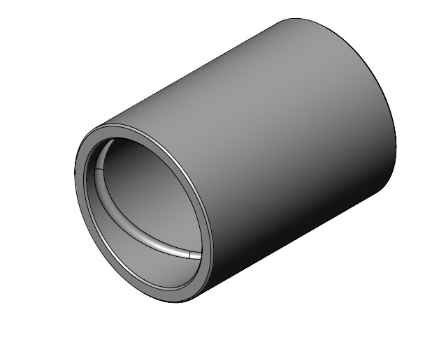 Double Loop Grease Groove Cast Bronze Bushings CuZn25AL6Fe3Mn3