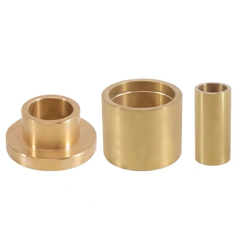 Double Loop Grease Groove Cast Bronze Bushings CuZn25AL6Fe3Mn3