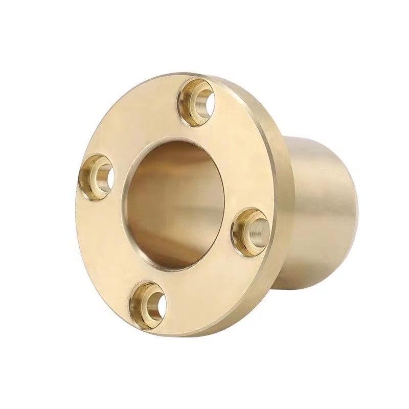 Double Loop Grease Groove Cast Bronze Bushings CuZn25AL6Fe3Mn3