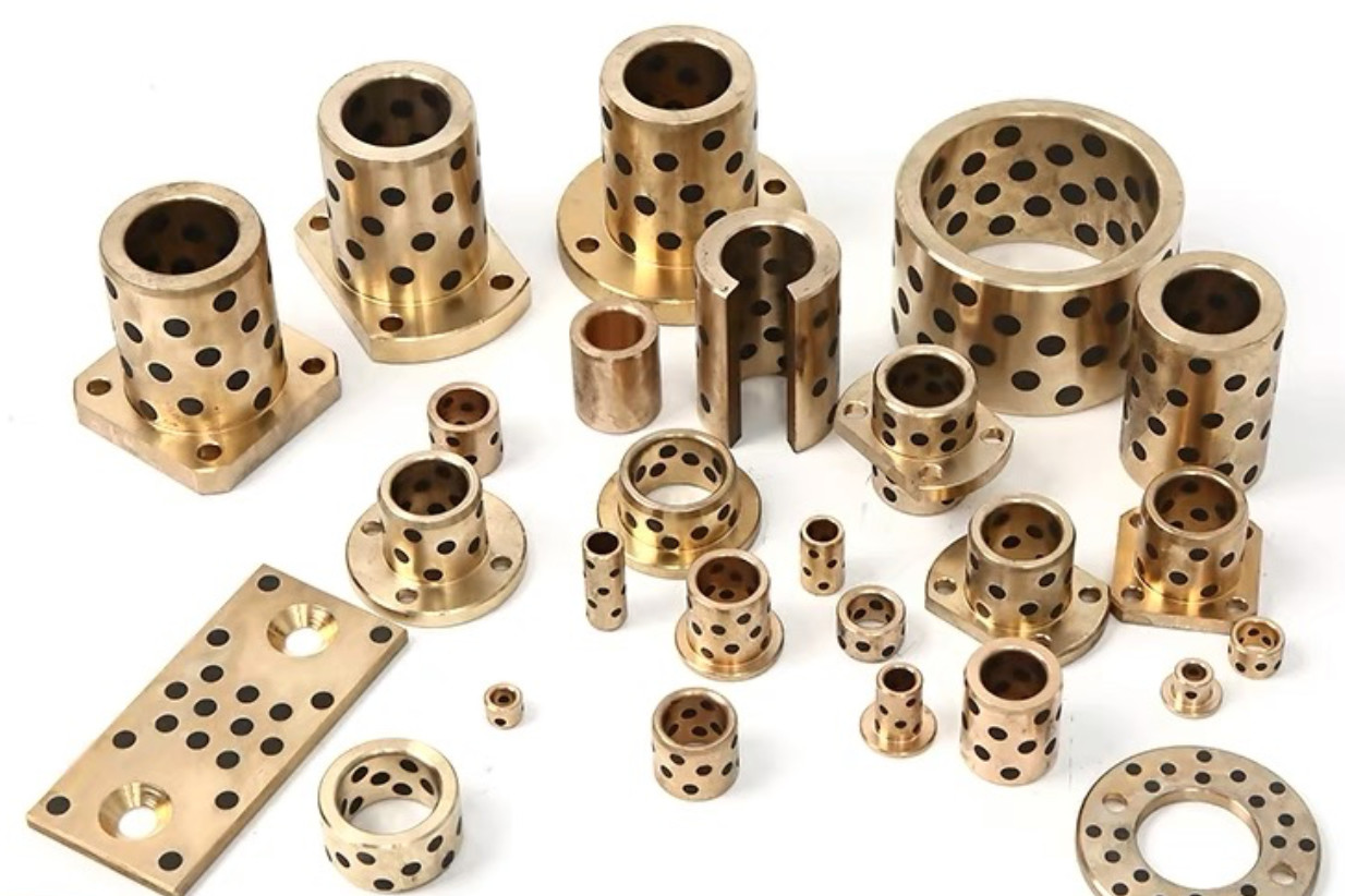 Self Lubricated Bronze Embedded Graphite Bushing C86300 Alloy