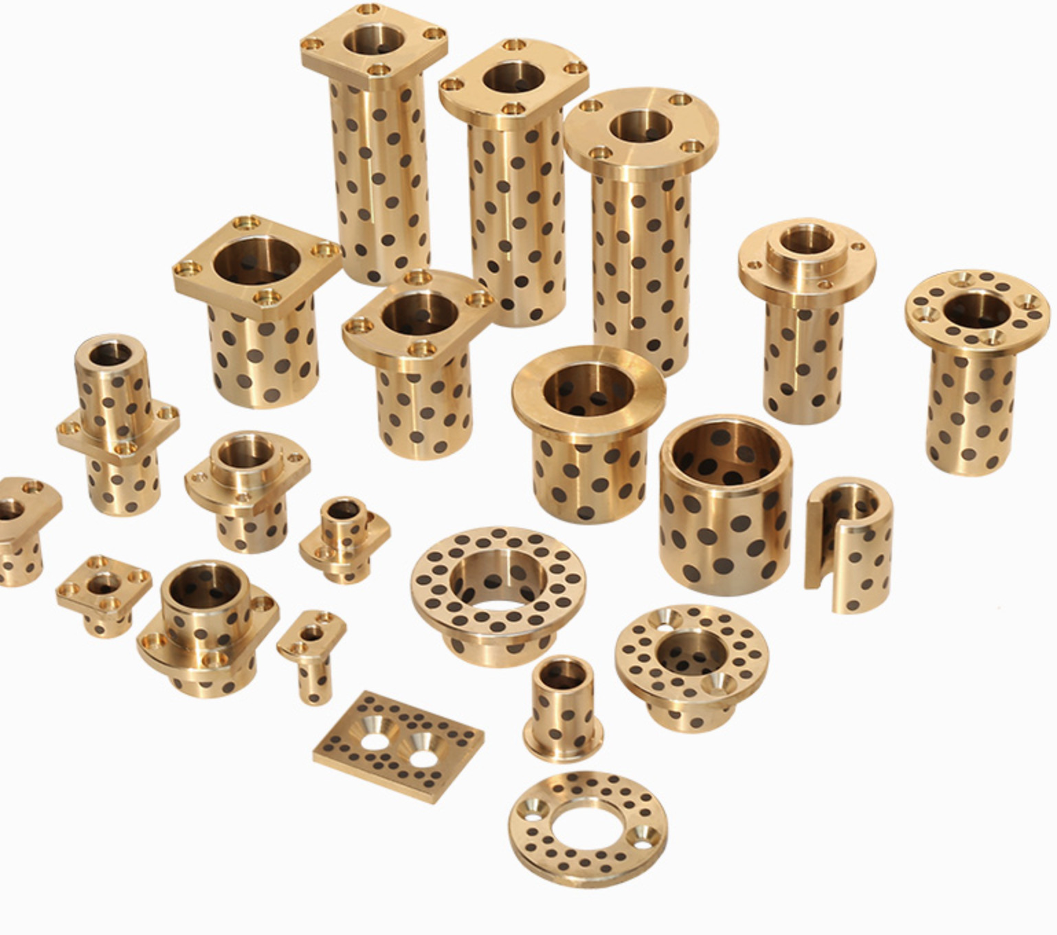 Flanged Sleeve Shoulder Type Oil Free Bushing Self Lubricating