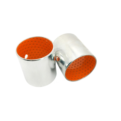 Good price thin-walled split seam steel backing journal bearings | self-lubricating bearings red orange online
