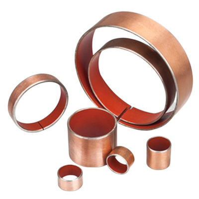 Good price Steel Backed Metal-Polymer Low Friction Plain Bearings Bronze Thrust Washer Red online