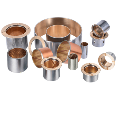 Good price Track Roller Flange Bimetal Bearing Bushes , Steel Bronze Bimetal Bush online