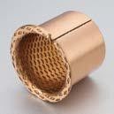 Flanged Bronze Bushings Cusn8 DIN1494 / ISO 3547 Lubrication 090 Diamond Pockets & Oil Grooves