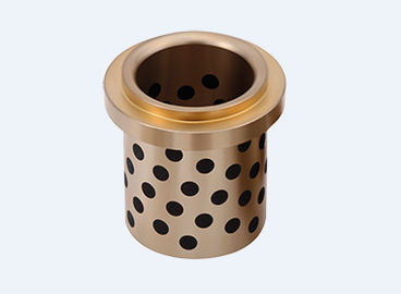 CuZn25AI5Mn4Fe3 Graphite Plugged Bronze Bushings For Mine Exploiting Equipments