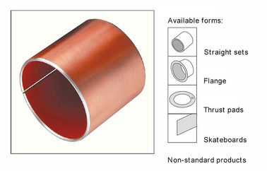 Multi-layer bearings | Carbon - Based Polymer Plain Bearings Ptfe  Bushing Steel Backing Bronze POM