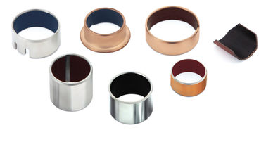 Tin / Zinc Plating POM Flanged Self-Lubricated Bearings Standard Dimensions Size