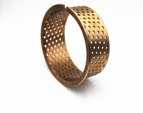 Good price Rolled Tin Bronze Perforated Bushings | CuSn8 Sliding Bushing Oil Perforations online