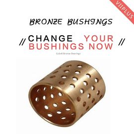 Oil Lubrication CuSn8 Bronze bushings for Offshore, Bronze Graphite Bushings