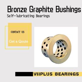 Gasket Cast Bronze Graphite Plugged Bronze Bushings | Oilless Bearings