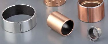Precision Parts Sintered Tin Lead Bronze Alloy Bimetal Steel Bushings Split Joint Flanged