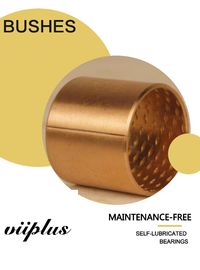 Multi-lubrication friction bearing in rolled CuSn8 bronze Sliding bush for Hydraulics
