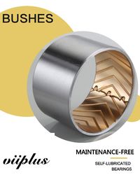 Steel Backing Bimetal Bearings Oil Grooves & Indentations Customer Size Wrapped Bushes