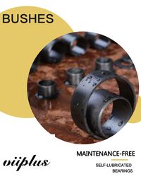 Large Selection of Plain Bushings Materials and Dimensions, High Quality, Customized,  high-strength fiber