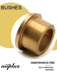 Powder metallurgy plain bearing | Sintered Bronze Bushings Guide Sleeve For Butterfly Valves , DN A50 DIN