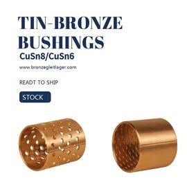 Tin Bronze DIN CuSn8 Sleeve Bushings E90 E90F PRM PRMF BMZ FB090 Diamond Hole Type