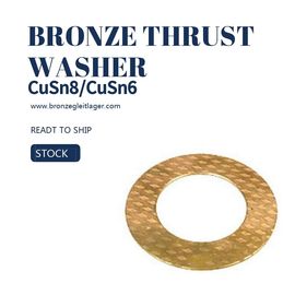 Custom Flat Bronze Shim Thrust Washer & Bronze Bushings Diamond Oil Pockets