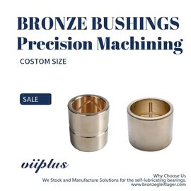 Aluminum Bronze CuAl10Fe3Mn2 Sleeve Bushings Copper Alloy Bearings For Dozers