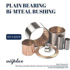 Bimetal Bushing 800 Throttle Lever & Valve Bimetal Bearing Bushes Tin Bronze Lead Alloy With Antifrication Overlay