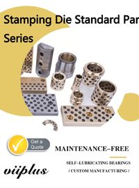 Stamping Die Bronze Gleitlager Machining Bushings Standard Oilless Duide Elements