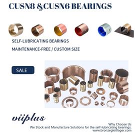 CuSn8P Wrapped Bronze Bearings Bronze Washer & Copper Gasket High Load