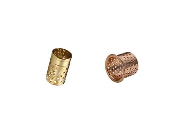 Plain CuSn8 Bronze Gleitlager 60-65-60mm Perforated Wear Resistance