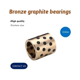 Plug Graphite Sleeve Guide Inch Sized Bushings , Bronze Graphite Bushings daido metal Standard