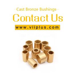 Tin Bronze Bush Bearing Bronze SAE 660 Solid Lubricant Casting
